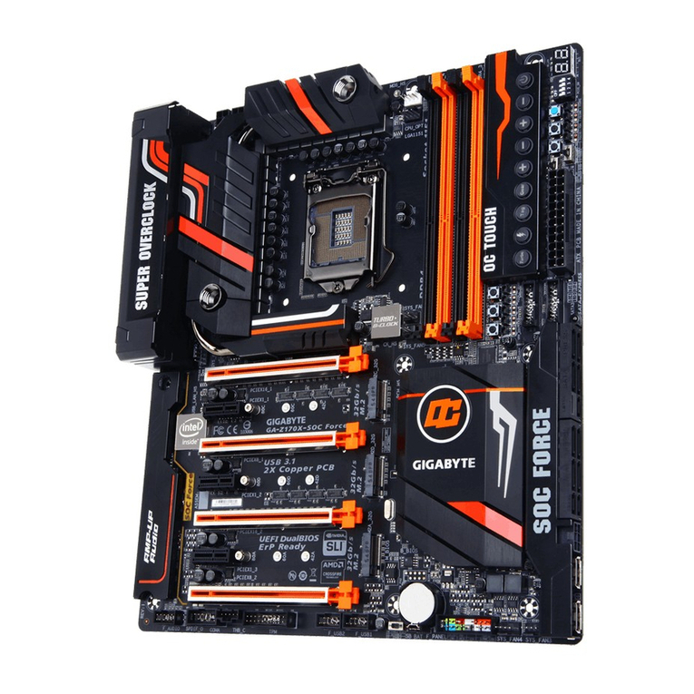 Gigabyte GA-Z170X-SOC Force user manual