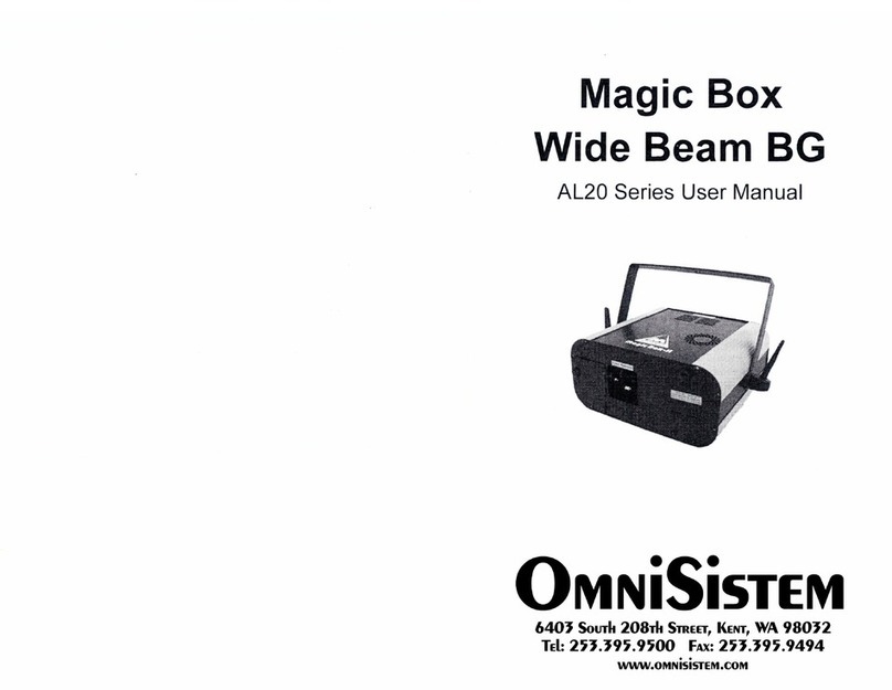 OmniSistem Magic Box Wide Beam BG AL20 Series user manual OmniSistem Magic Box Wide Beam BG AL20 Series user manual