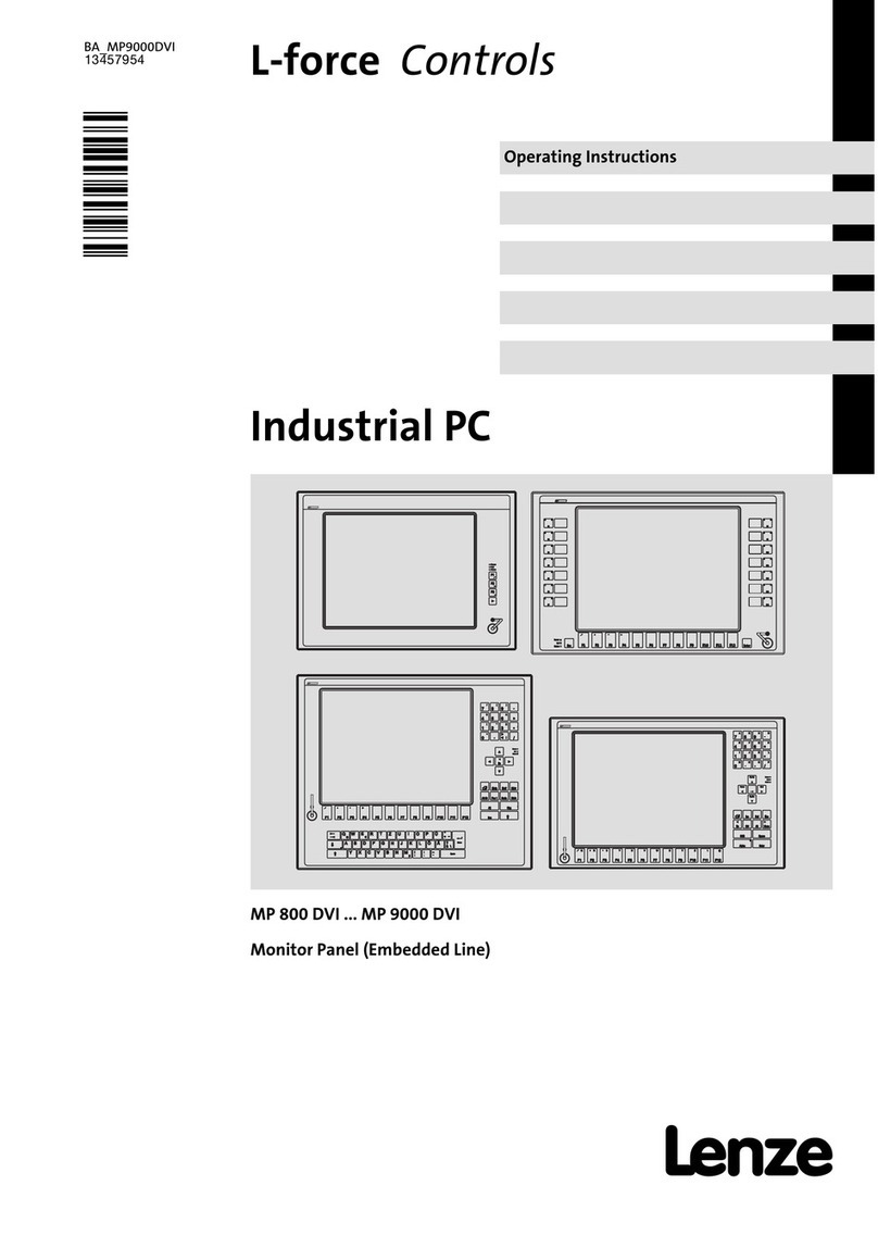 Lenze MP 800 DVI User manual