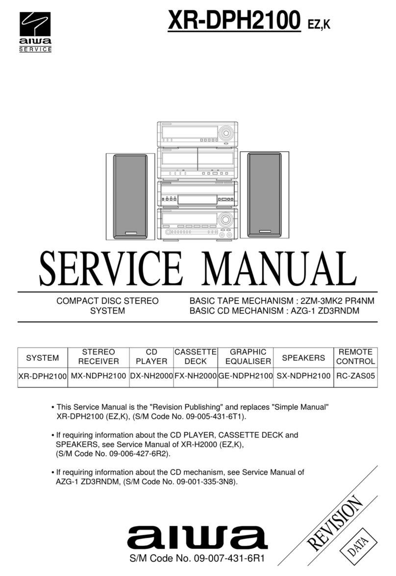 Aiwa XR-DPH2100 Service manual