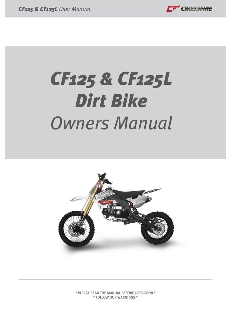Crossfire CF125 owner's manual