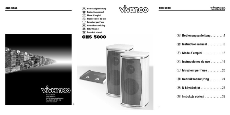 Vivanco CHS 5000 User manual