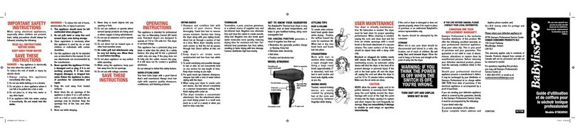 BaByliss PRO BTM2850C instruction manual