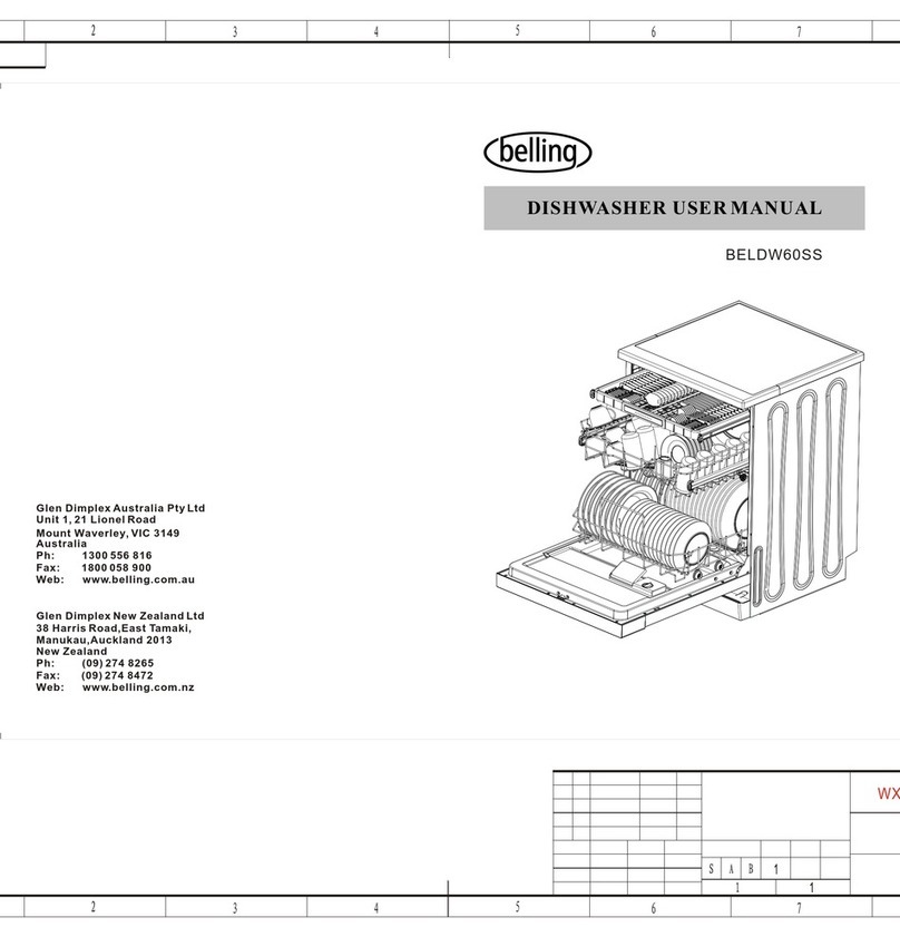 Belling BELDW60SS user manual