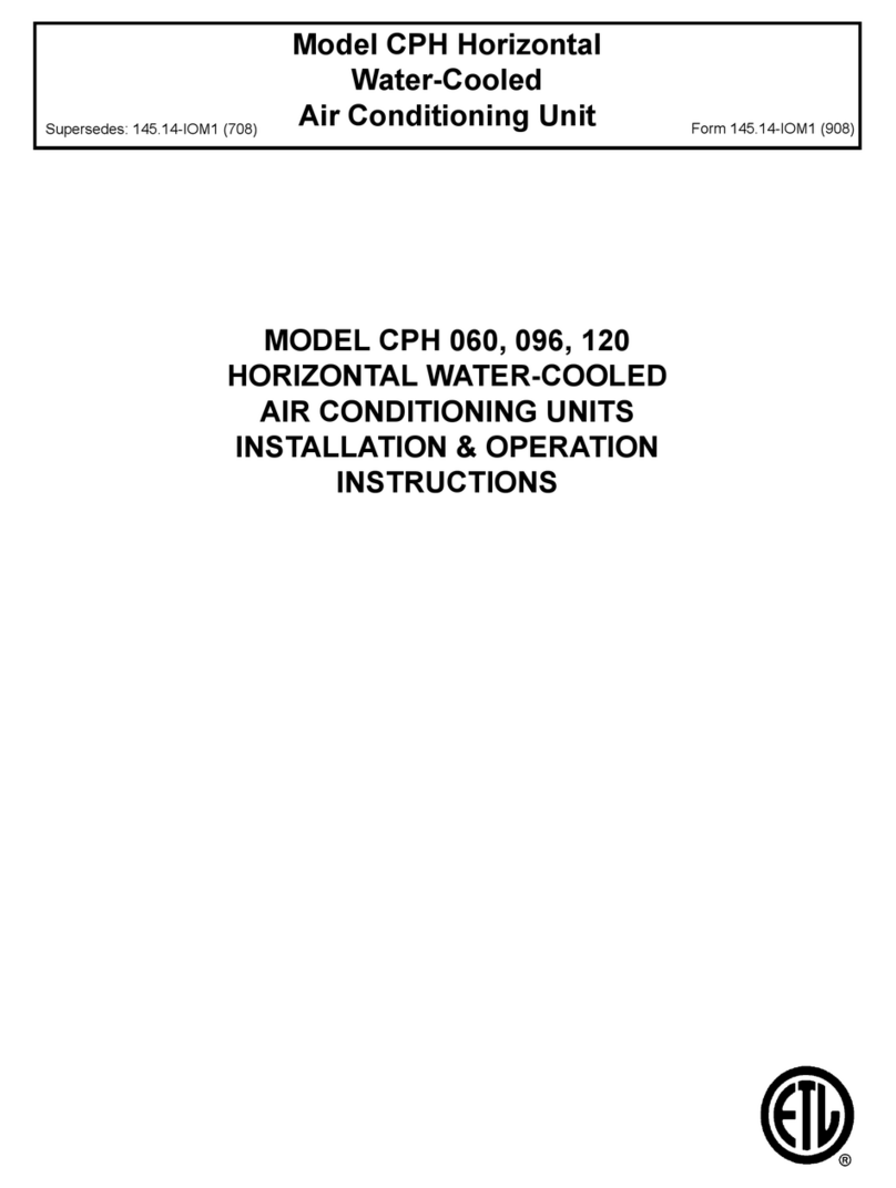 Unitary products group CPH 060 Installation instructions