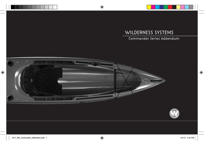 Wilderness Systems Commander Series instruction manual