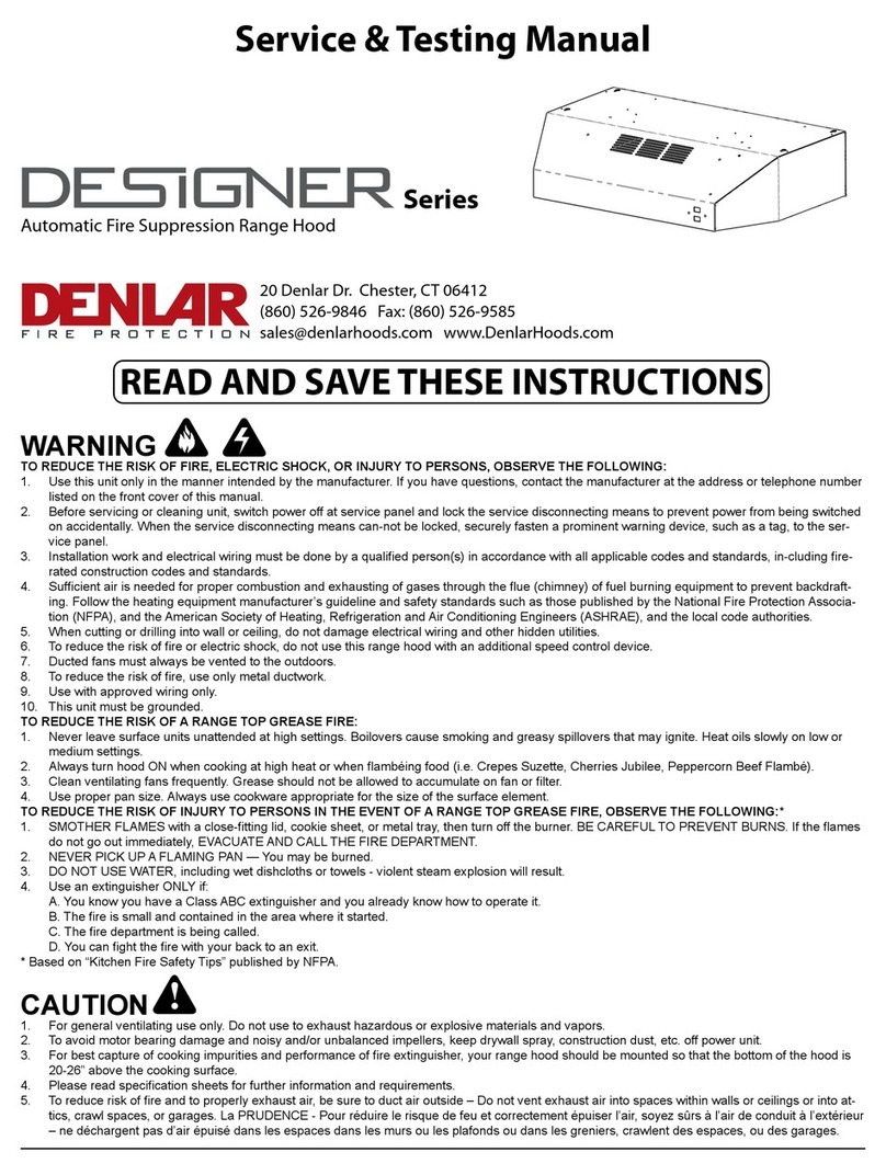 Denlar Designer Series Service & testing manual Denlar Designer Series Service & testing manual