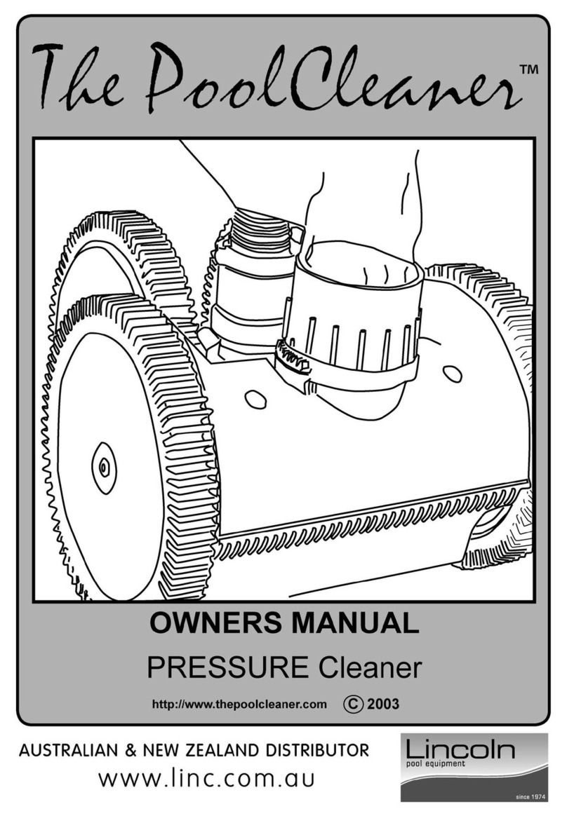 Lincoln The PoolCleaner owner's manual