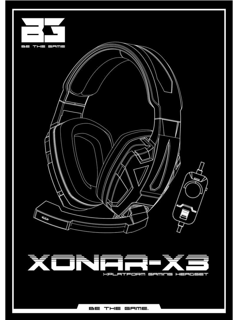 Bg Xonar-X3 User manual
