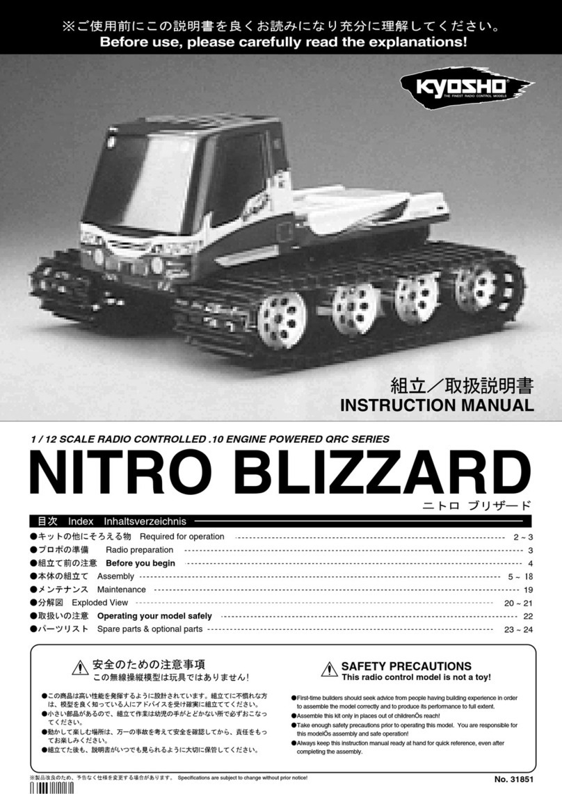 Kyosho Nitro Blizzard User manual