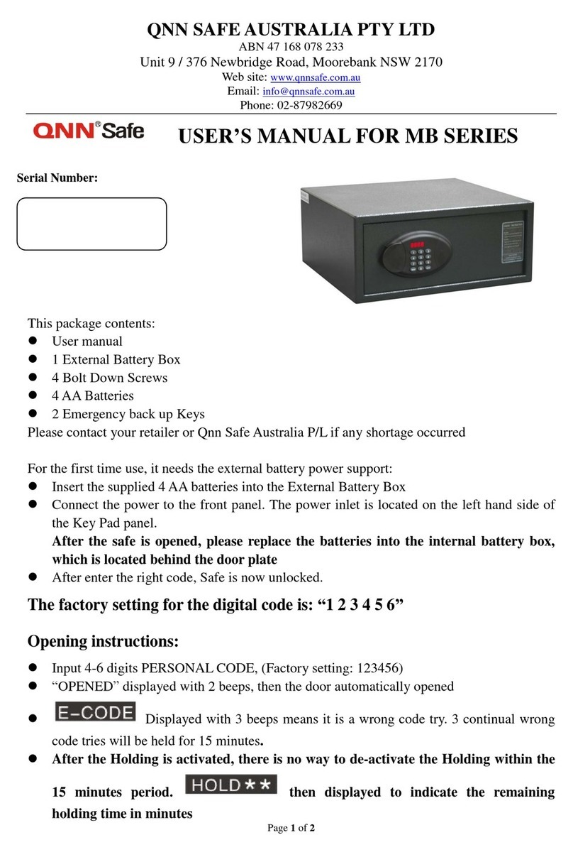 QNN Safe MB SERIES user manual