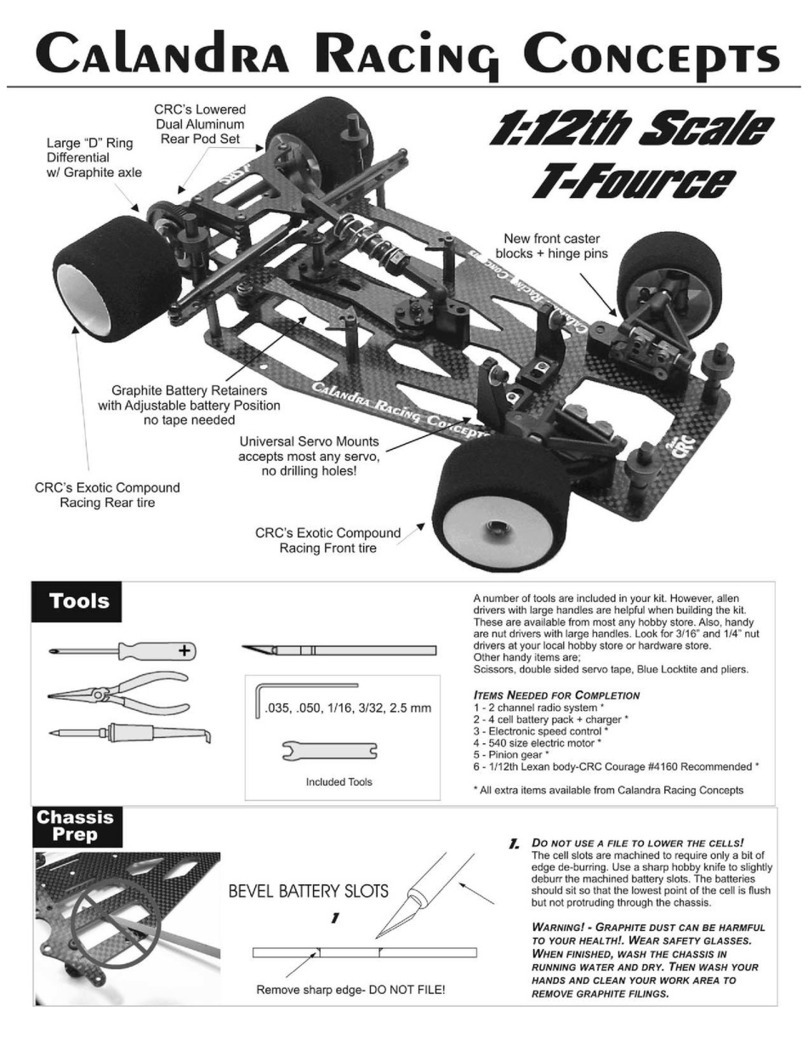 Calandra Racing Concepts T-fource manual