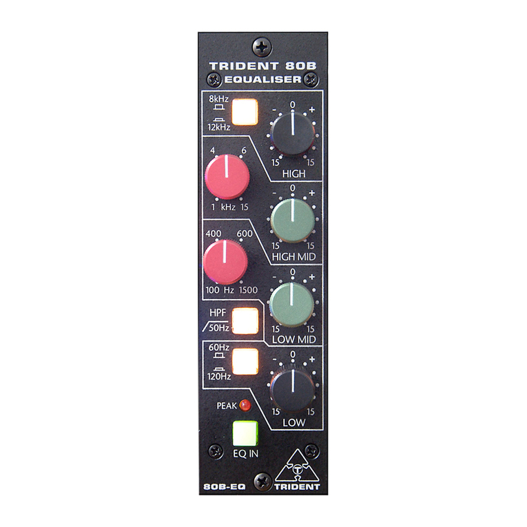Trident 80B-EQ User manual