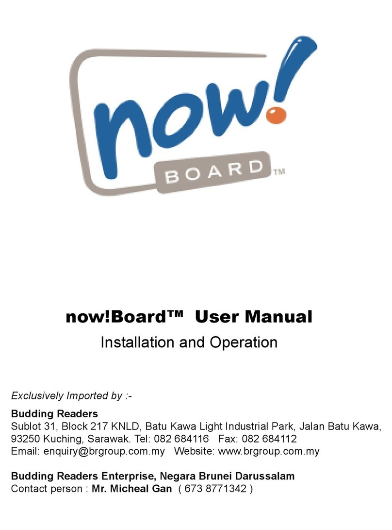 Budding Readers now Board user manual Budding Readers now Board user manual