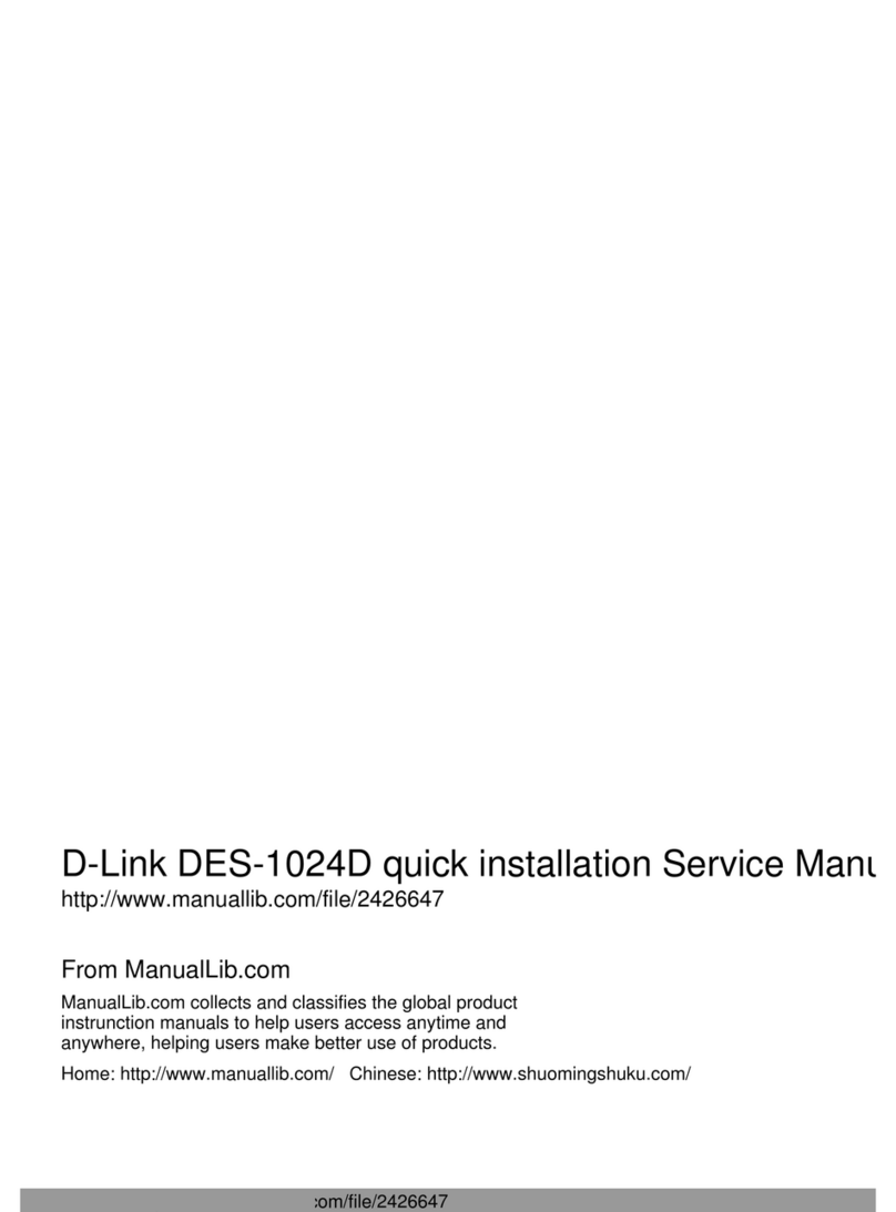 D-Link DES-1024D Operator's manual D-Link DES-1024D Operator's manual