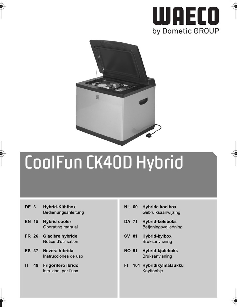 Waeco CoolFun CK40D Hybrid User manual