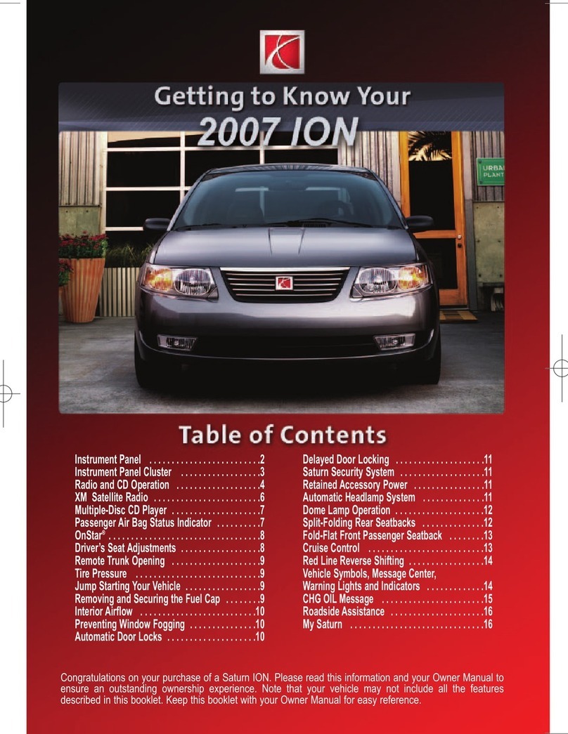 Saturn ION 2007 Assembly instructions