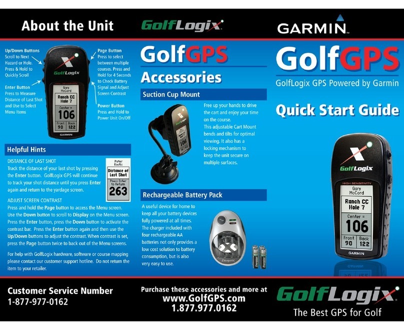 Garmin Golf Logix quick start guide