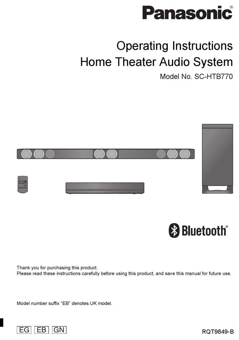 Panasonic SC-HTB770 operating instructions