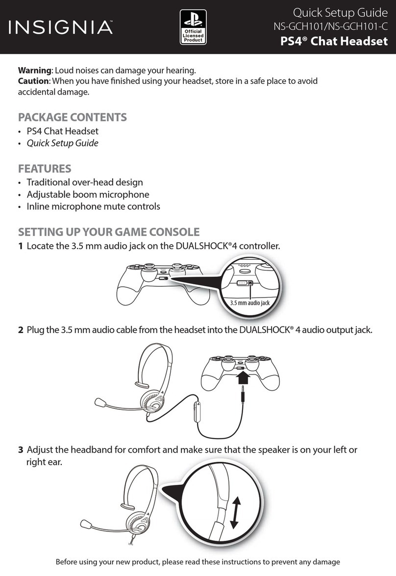 Insignia NS-GCH101 Quick setup guide