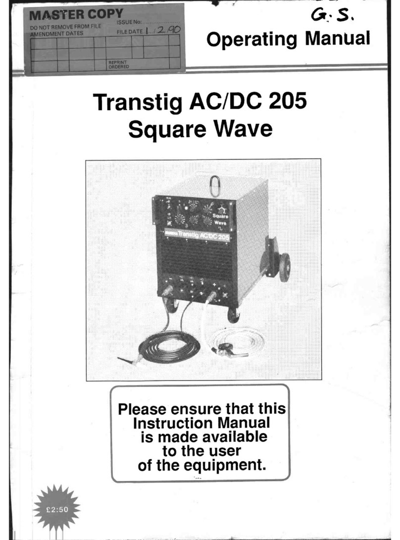 Murex Transtig AC/DC 205 User manual