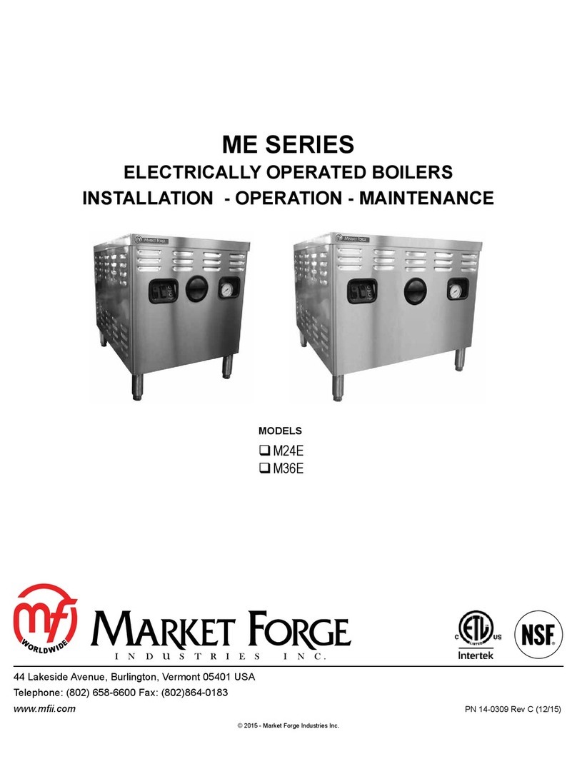 Market Forge Industries M24E Installation, operation and maintenance Market Forge Industries M24E Installation, operation and maintenance