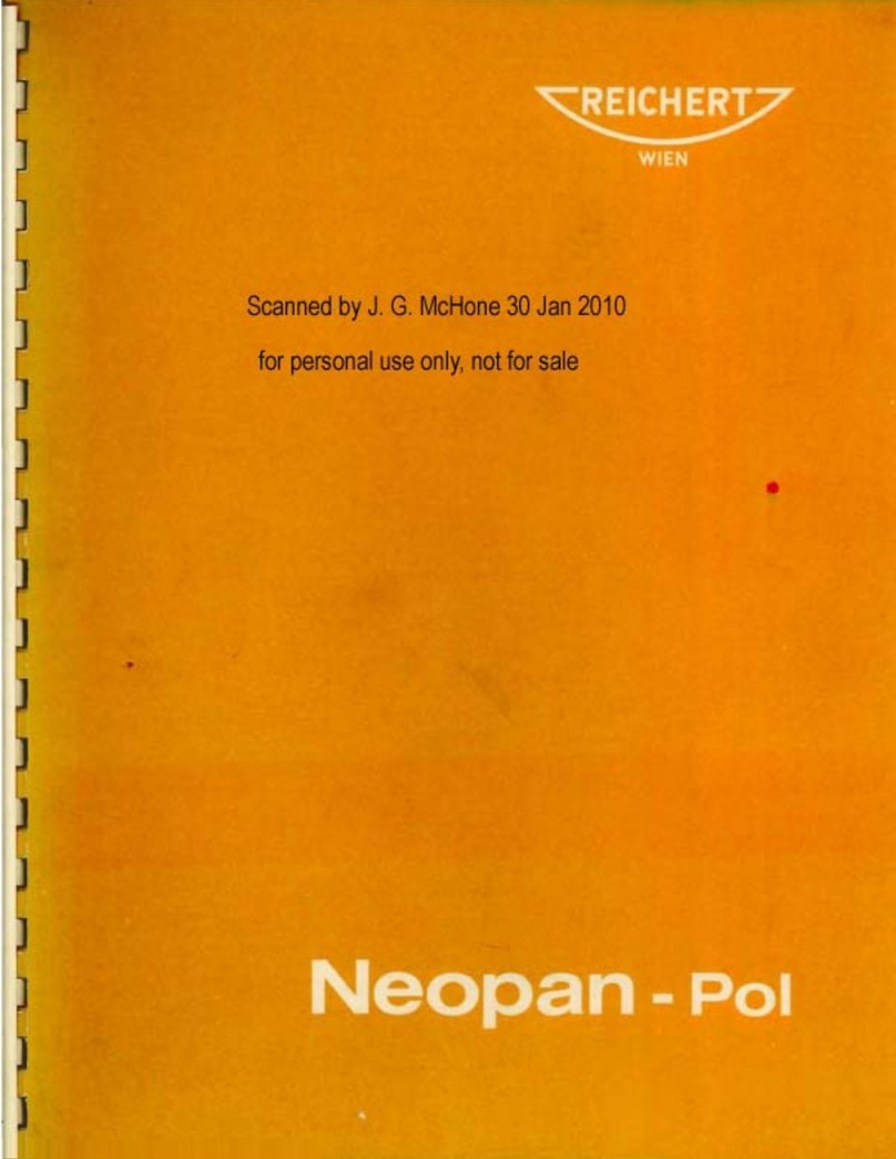 Reichert Neopan-Pol I operating instructions