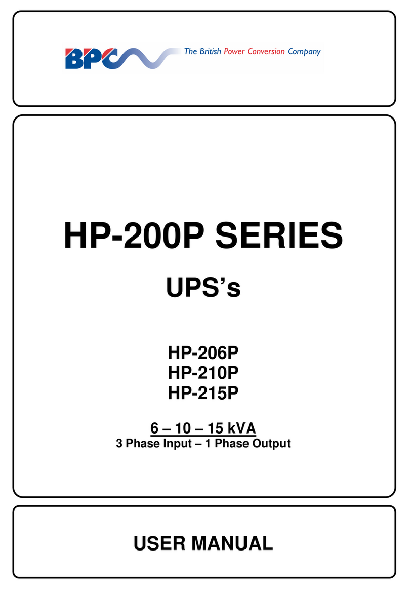 BPC HP-206P User manual