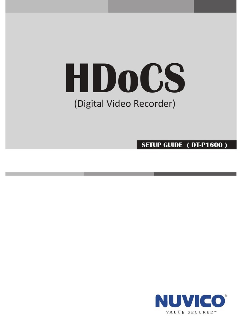 Nuvico HDoCS DT-P1600 Setup guide