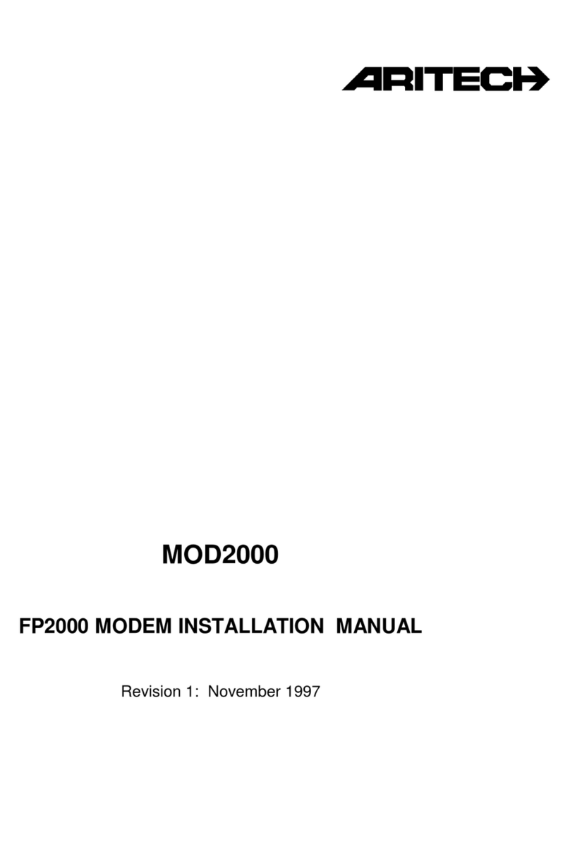 Aritech MOD2000 installation manual