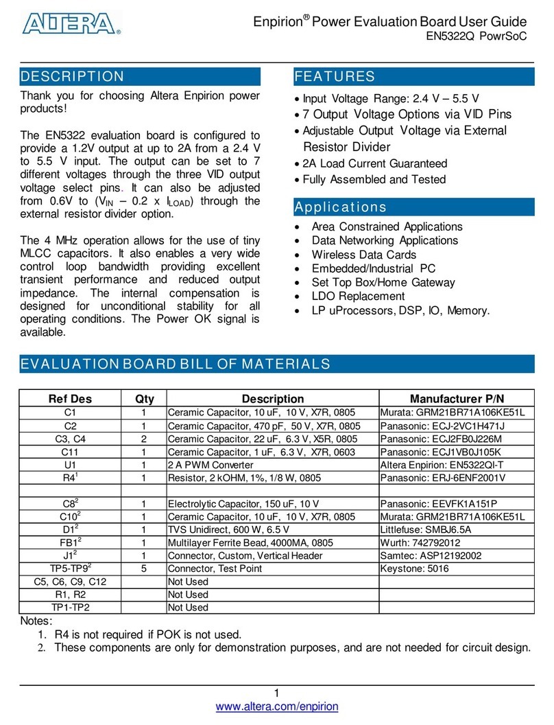 Altera Enpirion EN5322 User manual