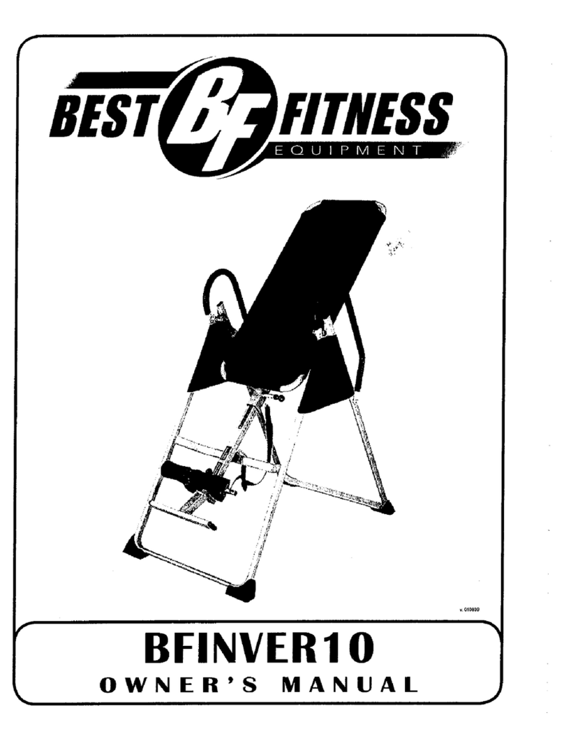 Best Fitness BFINVER10 owner's manual