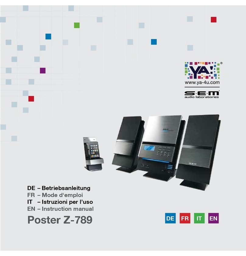 SEM Poster Z-789 instruction manual