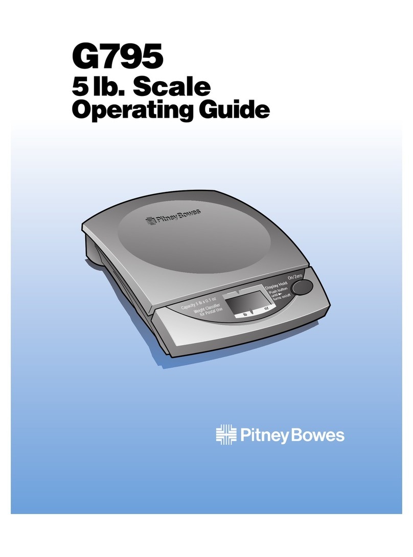 Pitney Bowes G795 operating instructions