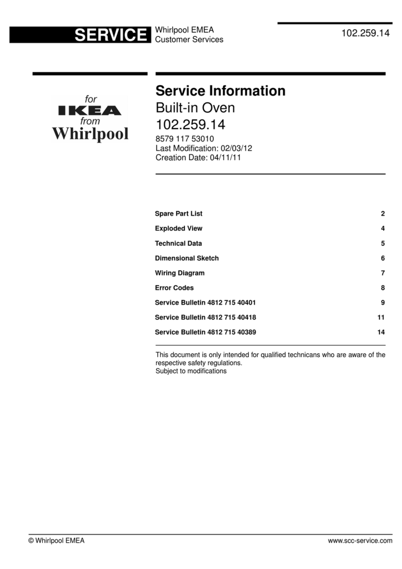 Whirlpool 102.259.14 Service information