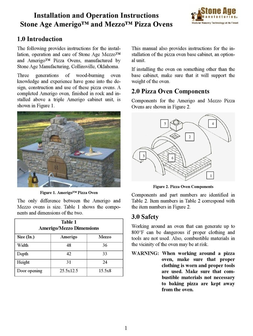 StoneAge amerigo Installation and operation manual