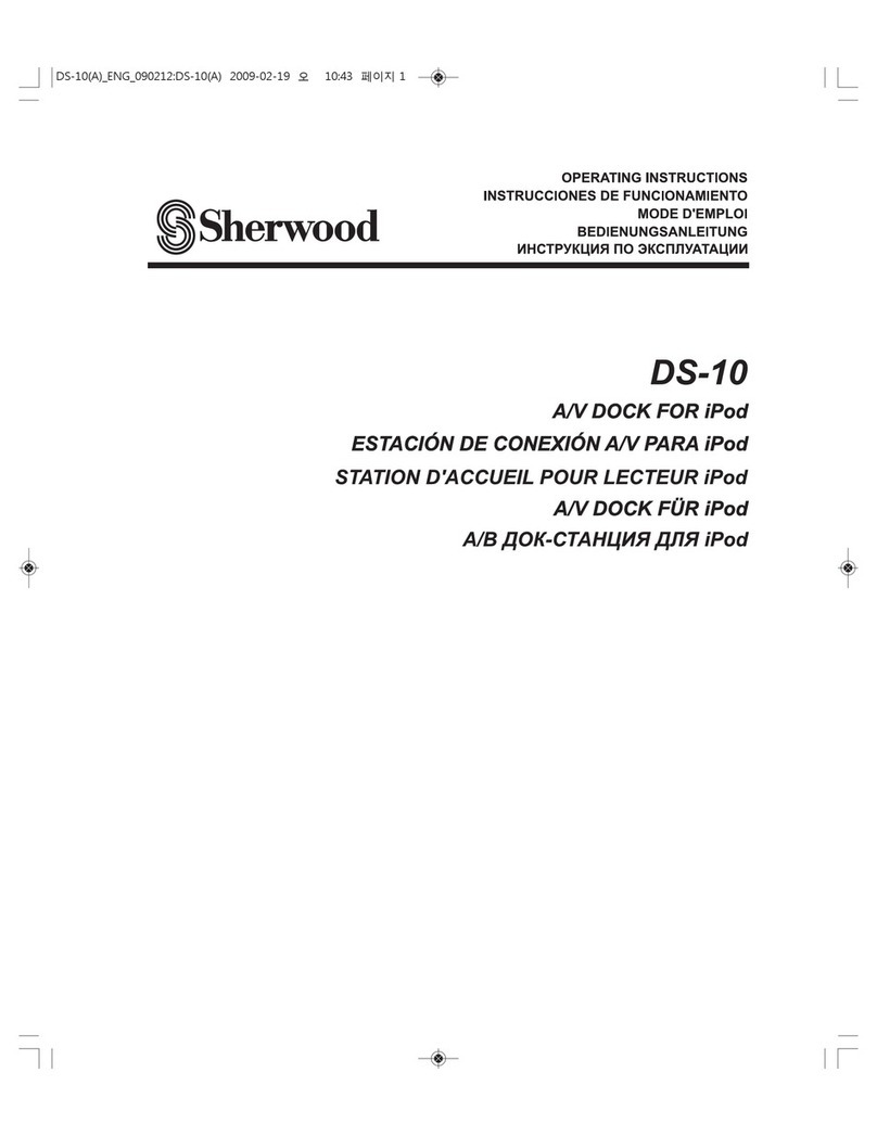 Sherwood DS-10 operating instructions
