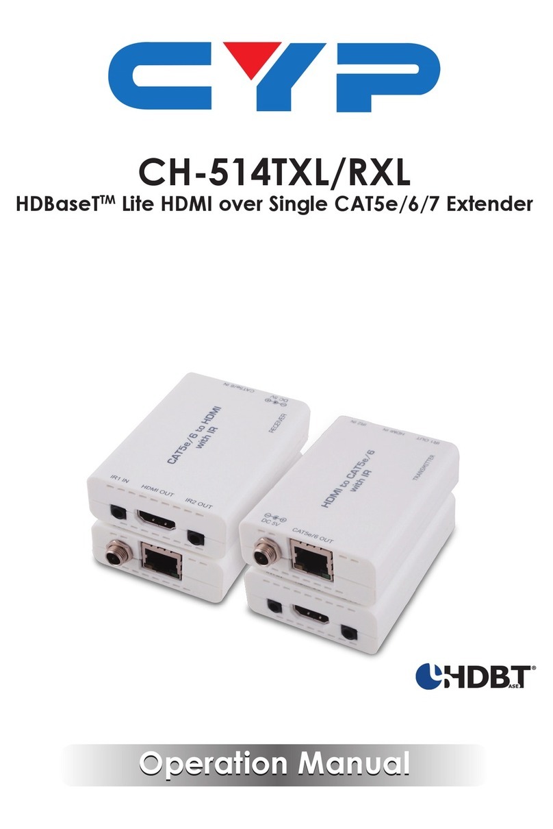 CYP CH-514RXL User manual