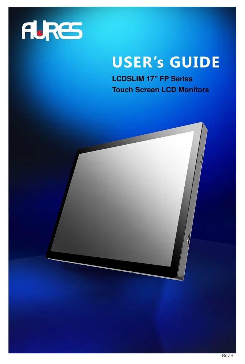 AURES LCDSLIM User manual
