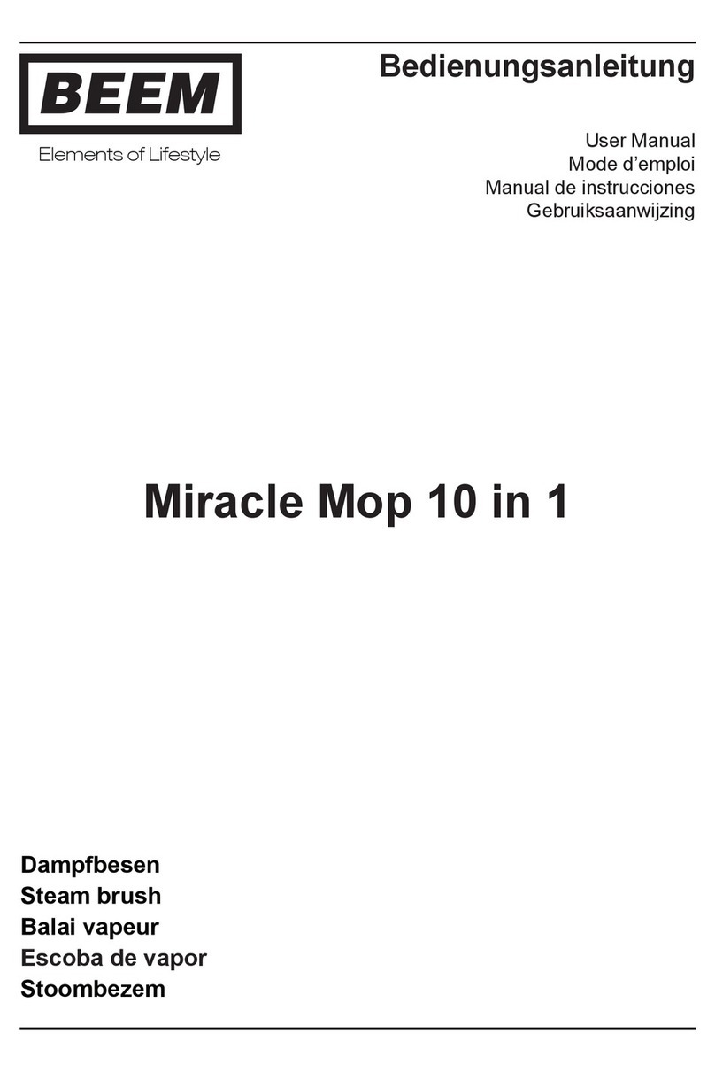 Beem Miracle Mop 10 in 1 user manual Beem Miracle Mop 10 in 1 user manual
