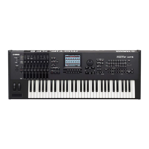 Yamaha MOTIF XF6 User manual