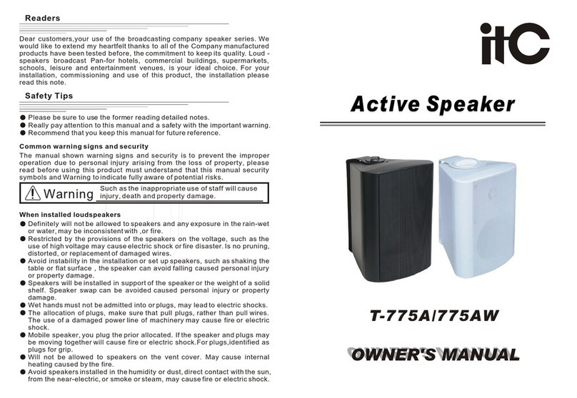 ITC T-775A User manual