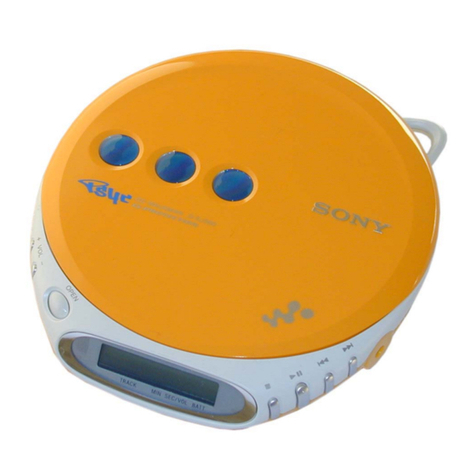 Sony D-EJ360 - PSYC CD Walkman User manual