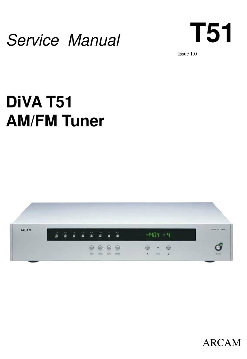 Arcam T51 Service manual