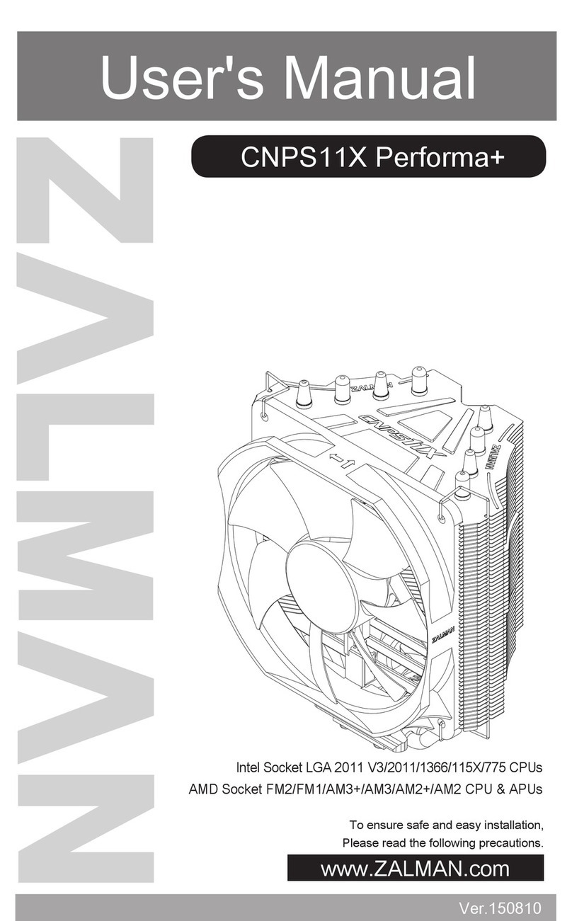 ZALMAN CNPS11X Performa+ user manual