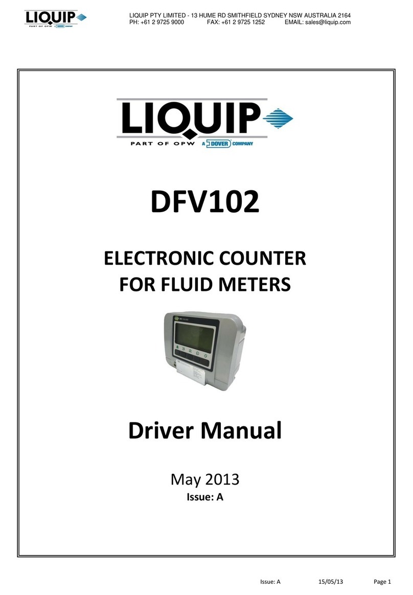 LIQUIP DFV102 Driver manual
