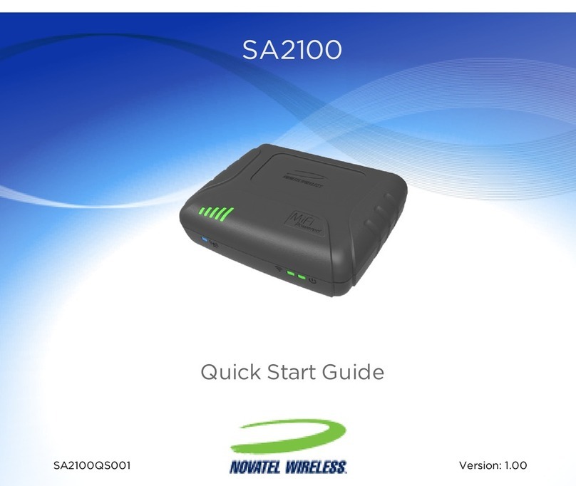 Novatel SA2100 User manual