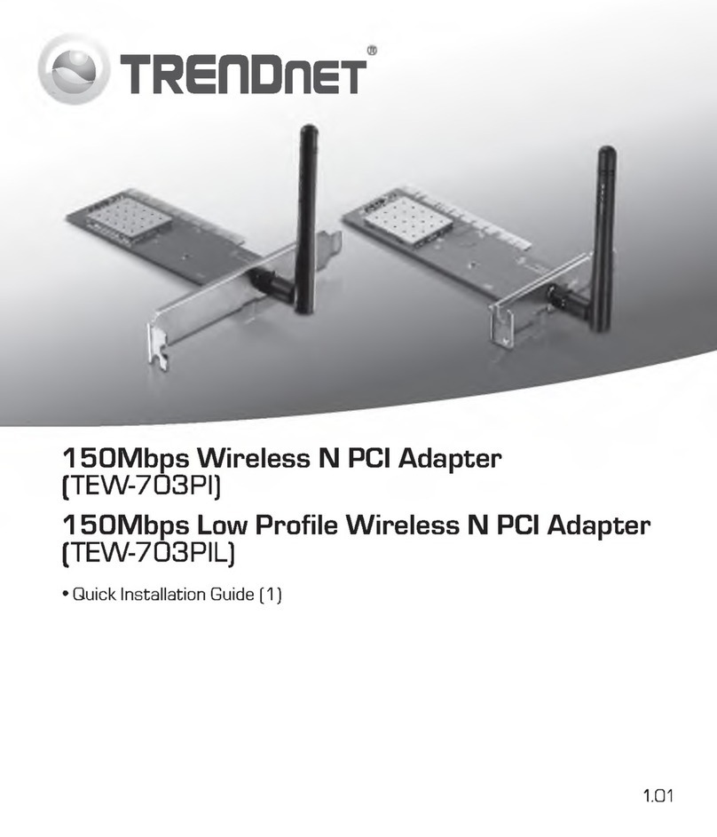 TRENDnet TEW-703PI User manual