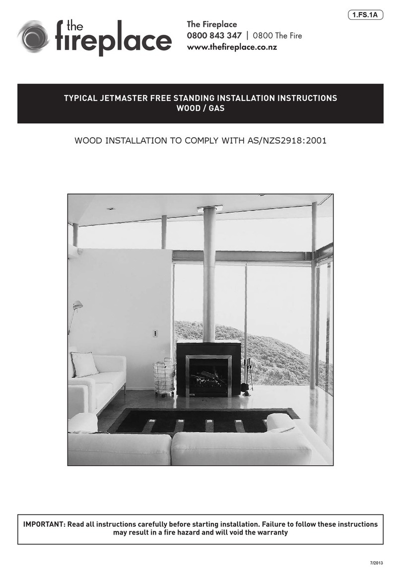 Fireplace 700 D installation instructions