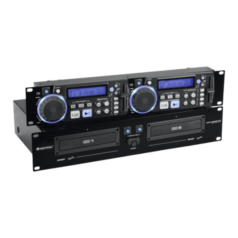 Omnitronic XCP-2800MT User manual